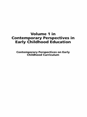 cover image of Contemporary Perspectives on Early Childhood Curriculum